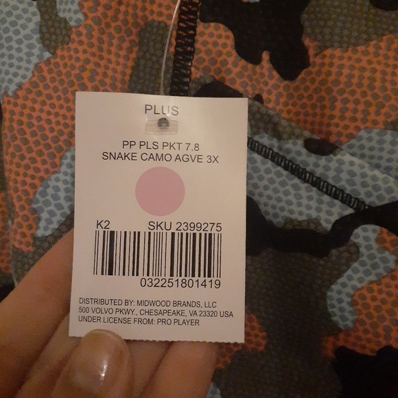 Nwt never worn pro player snakeskin camo leggings 3x - Picture 3 of 5